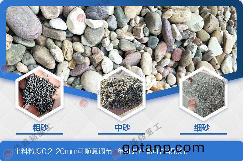 瓜米石製砂機